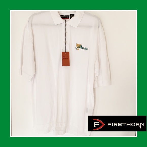 Firethorn Other - NWT Firethorn Men’s White Polo Shirt